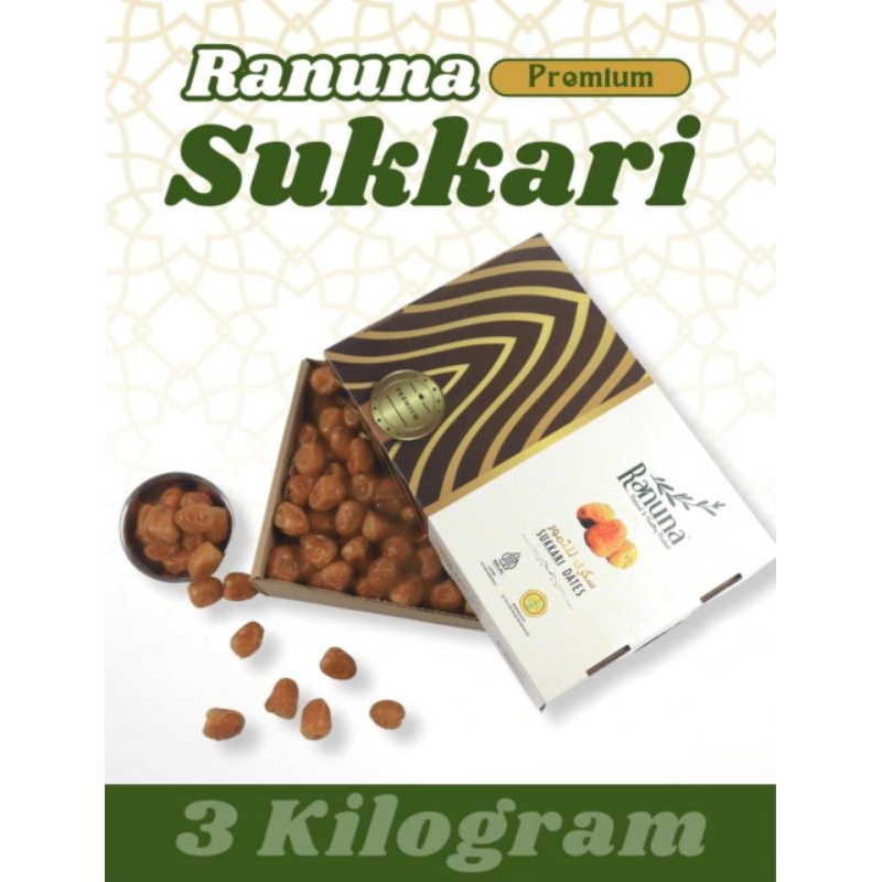 

sukari RANUNA premium organik 3kg | sukari Premium | sukari grade A | sukari organik