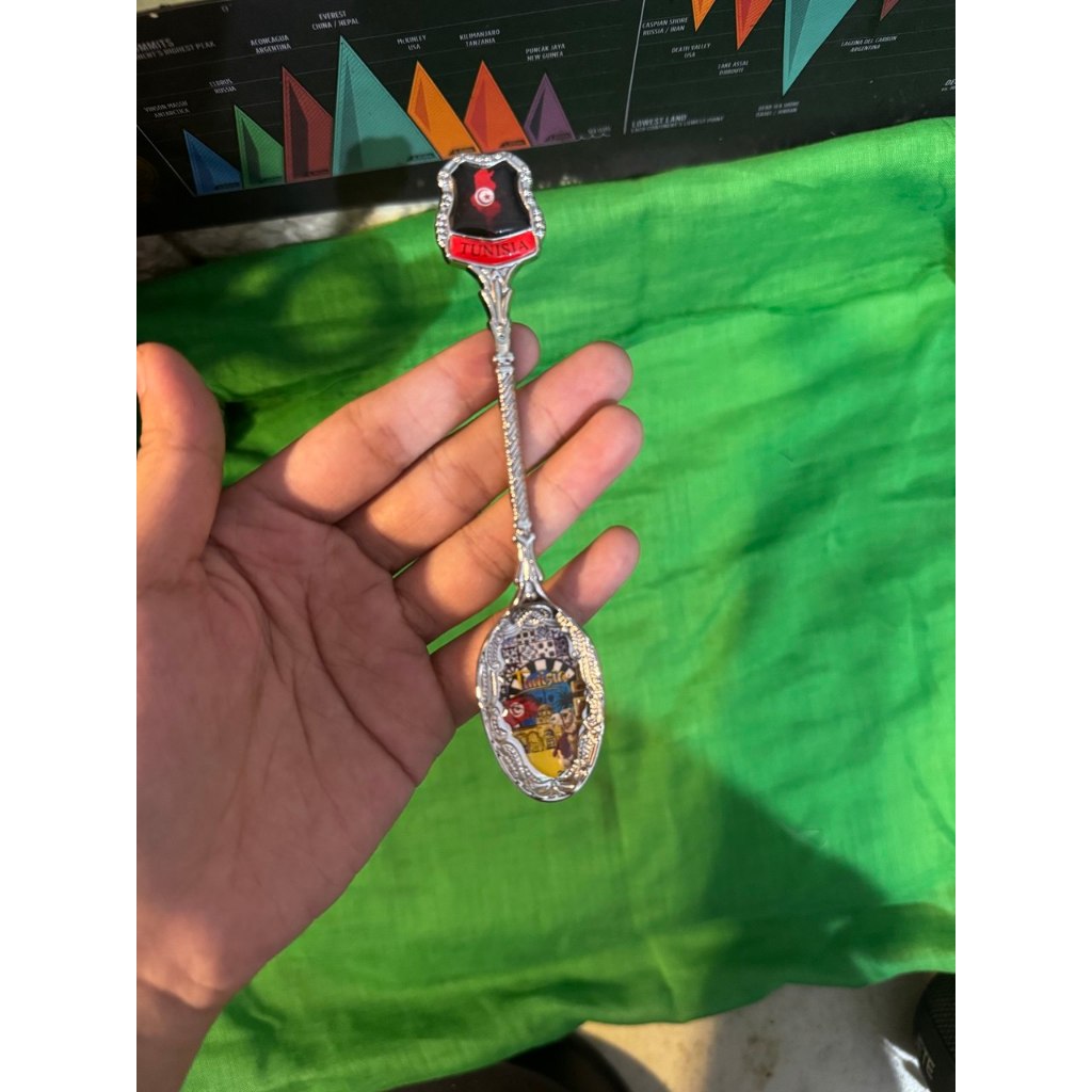 Sendok Souvenir Luar Negeri Tunisia