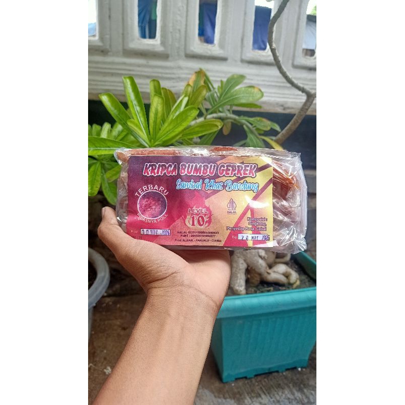 

Kripca Bumbu Geprek isi 20 bungkus