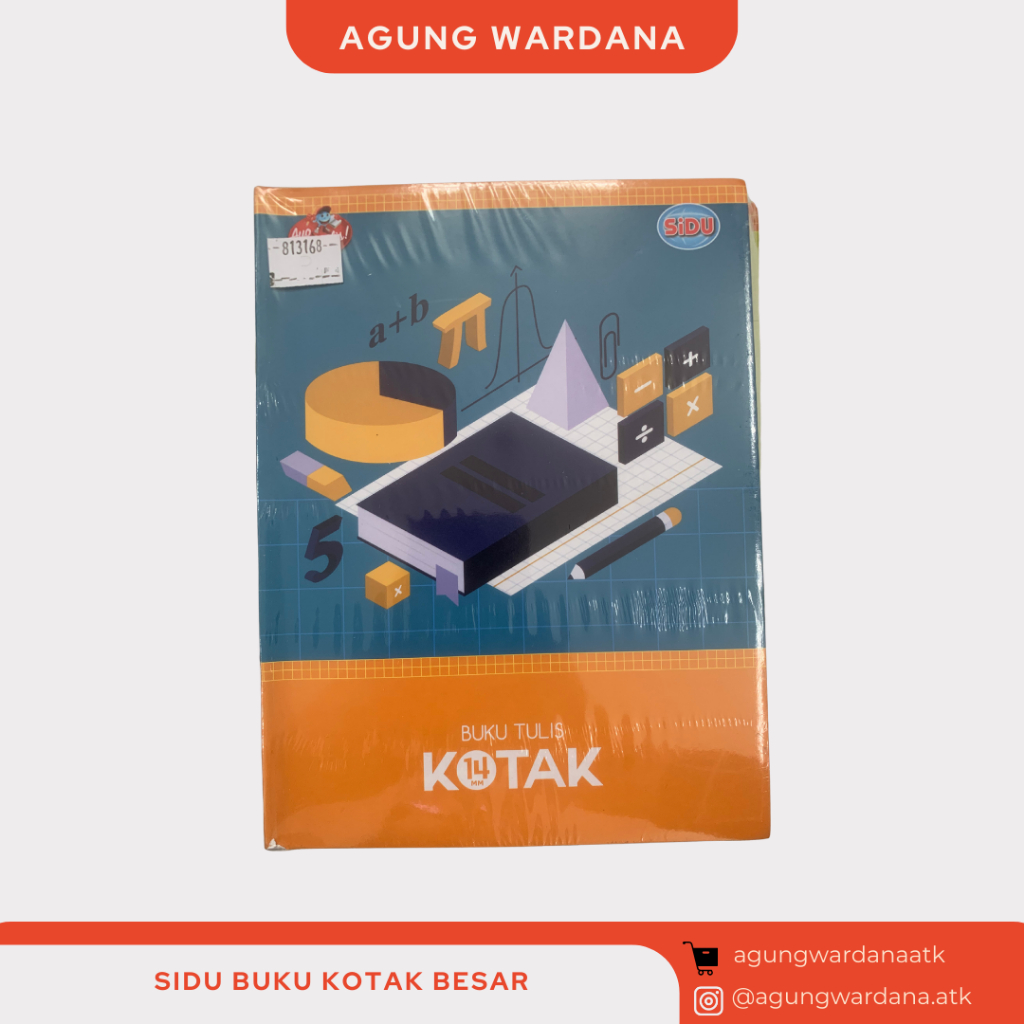 

SIDU BUKU KOTAK BESAR ISI 38 LEMBAR 10 BUKU/PACK