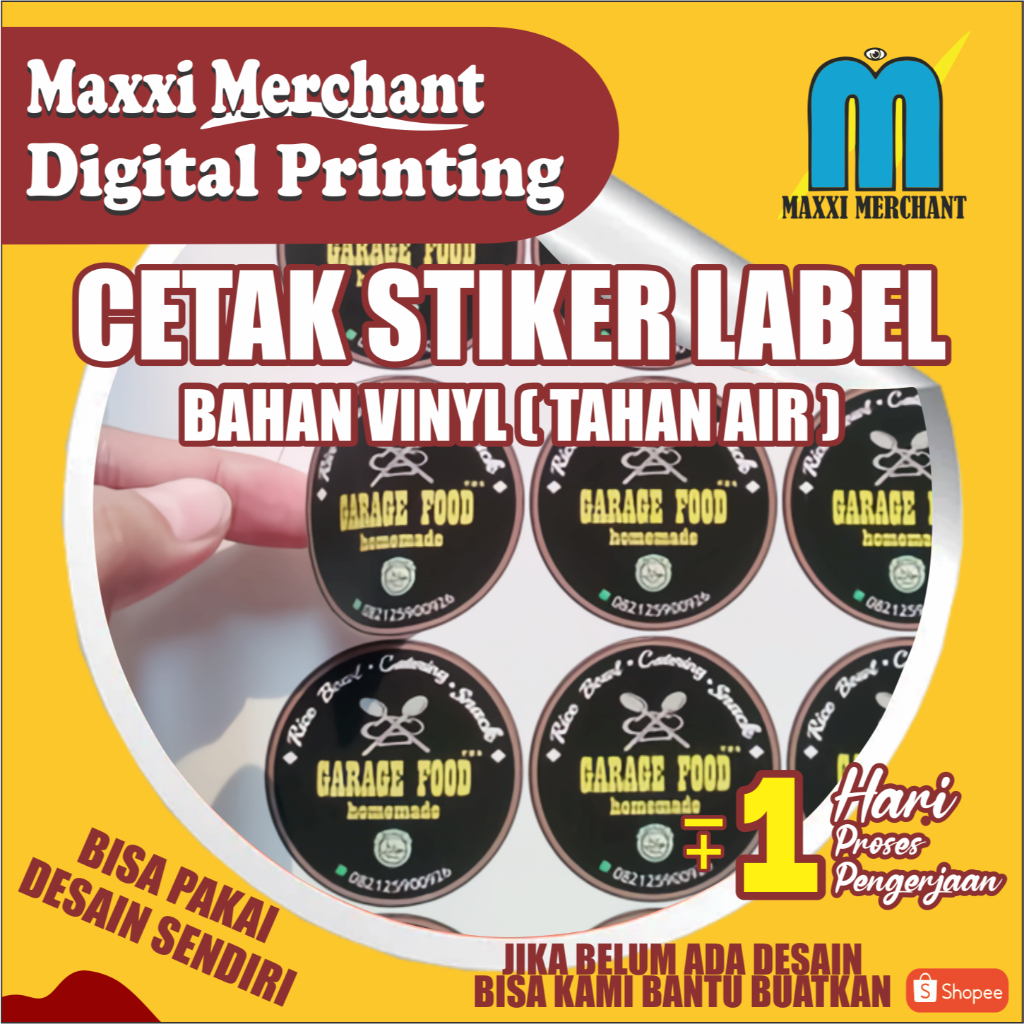 

cetak stiker a3 lembaran vinyl anti air stiker makanan minuman frozen food juice ice cup jus es