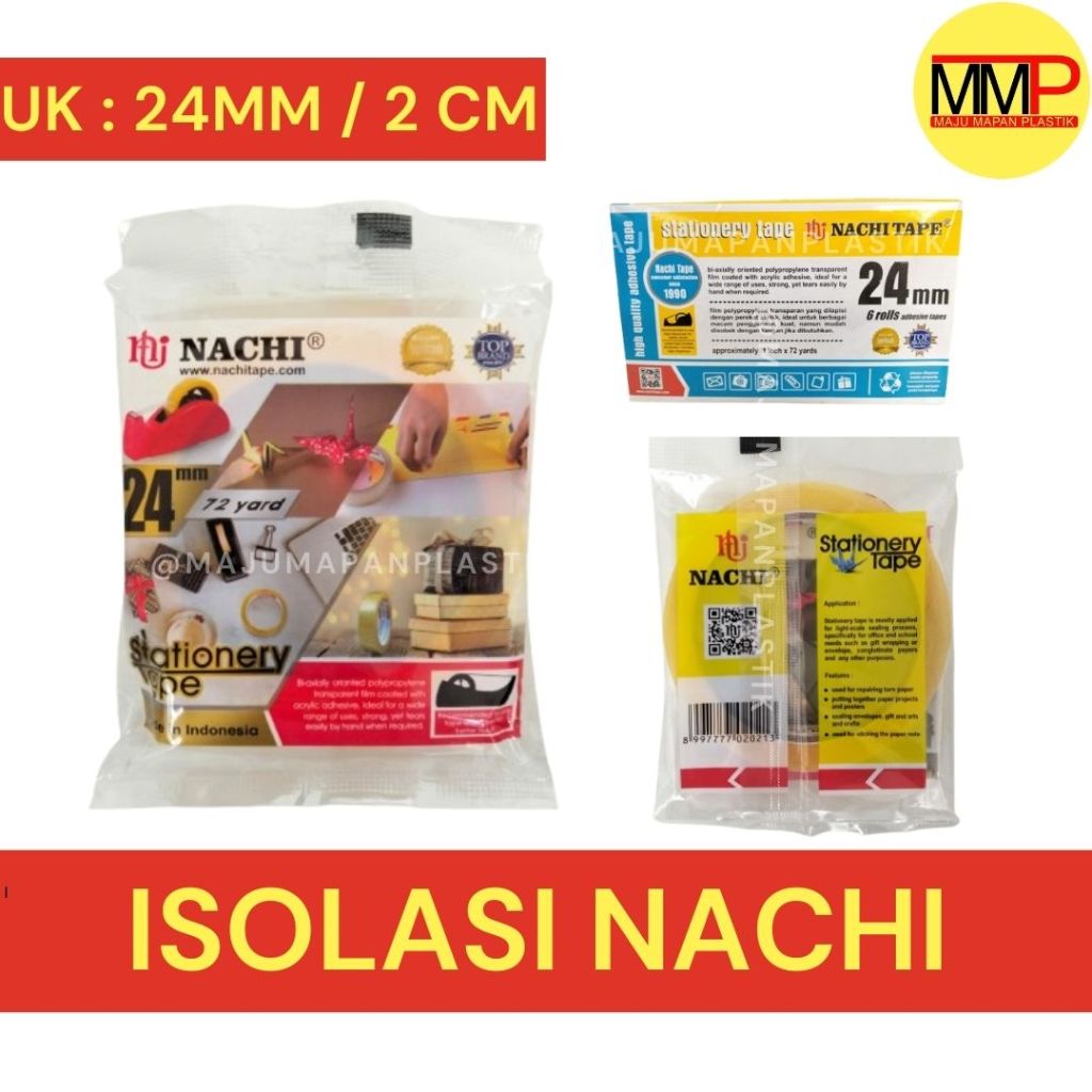 

Isolasi Nachi Sachet 1" (24mm) / Isolasi bening 2cm