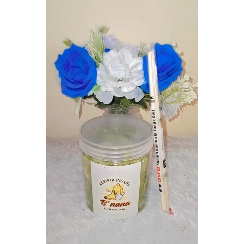 

Keripik pisang matcha toples 600ml