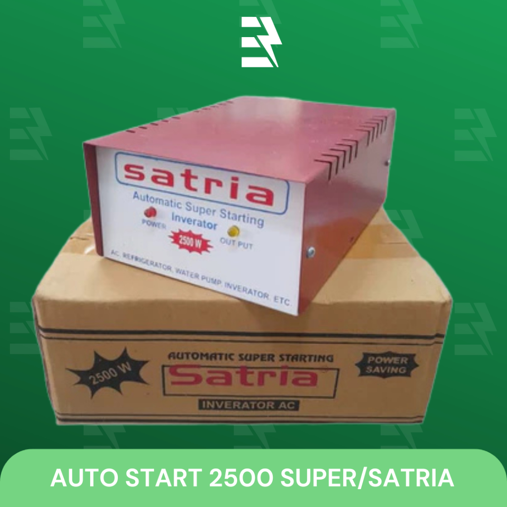 Auto start power starting satria 2500 watt anti jeglek penghemat daya lonjakan awal listrik