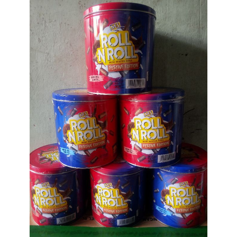 

ROLL N ROLL Milk Chocolate Flavour (1 kaleng isi 6 pcs x 25 gr)