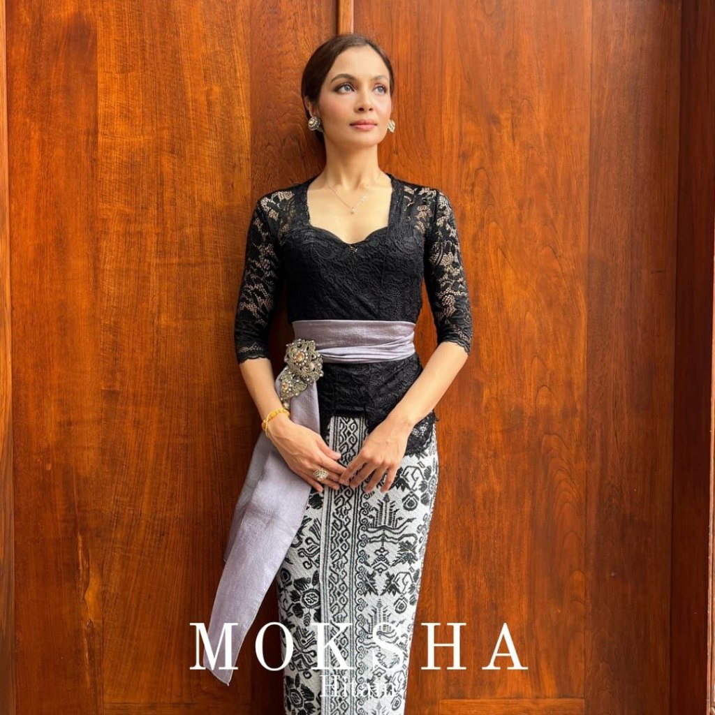 (Hanya Kebaya) Atasan Kebaya Brokat jadi Stretch Moksha Kebaya Pengantin Pesta Wisuda Modern Murah