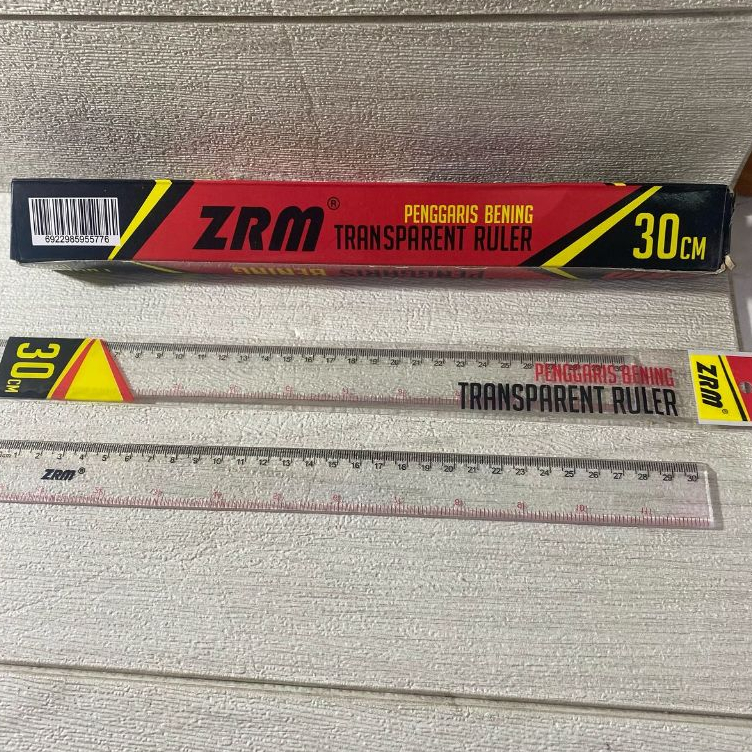 

Penggaris Tebal 30 cm akrilik merk ZRM