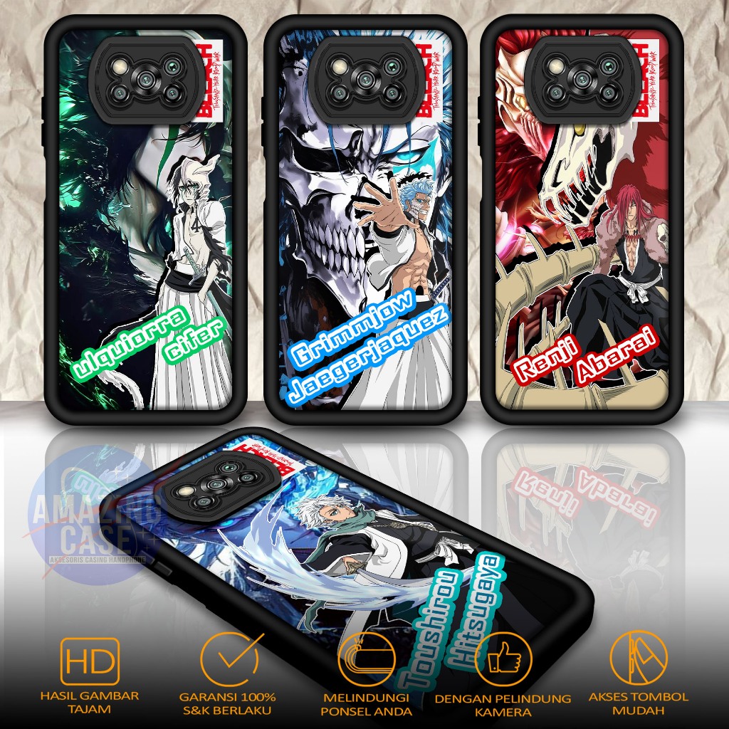 Case Premium Compatible For POCO X3  X3 NFC X3 PRO  Motif BLEC Casing Softcase Glossy Anti Jamur