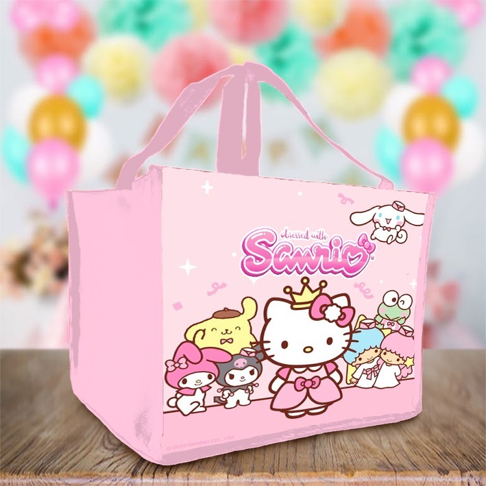 

Tas Souvenir Ultah Gambar SANRIO 02 Goodie Bag Cute Anak