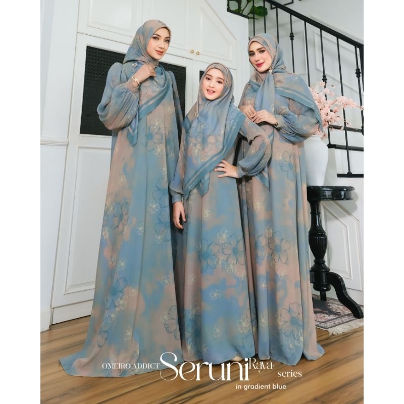 (COD) New Gamis Syari Seruni Raya Kids Series by Omeiro