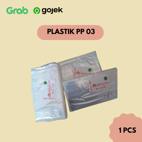 Plastik PP Bangkuang Tebal 03 Ukuran 7x18 / 8x18 / 9x18 / 10x18