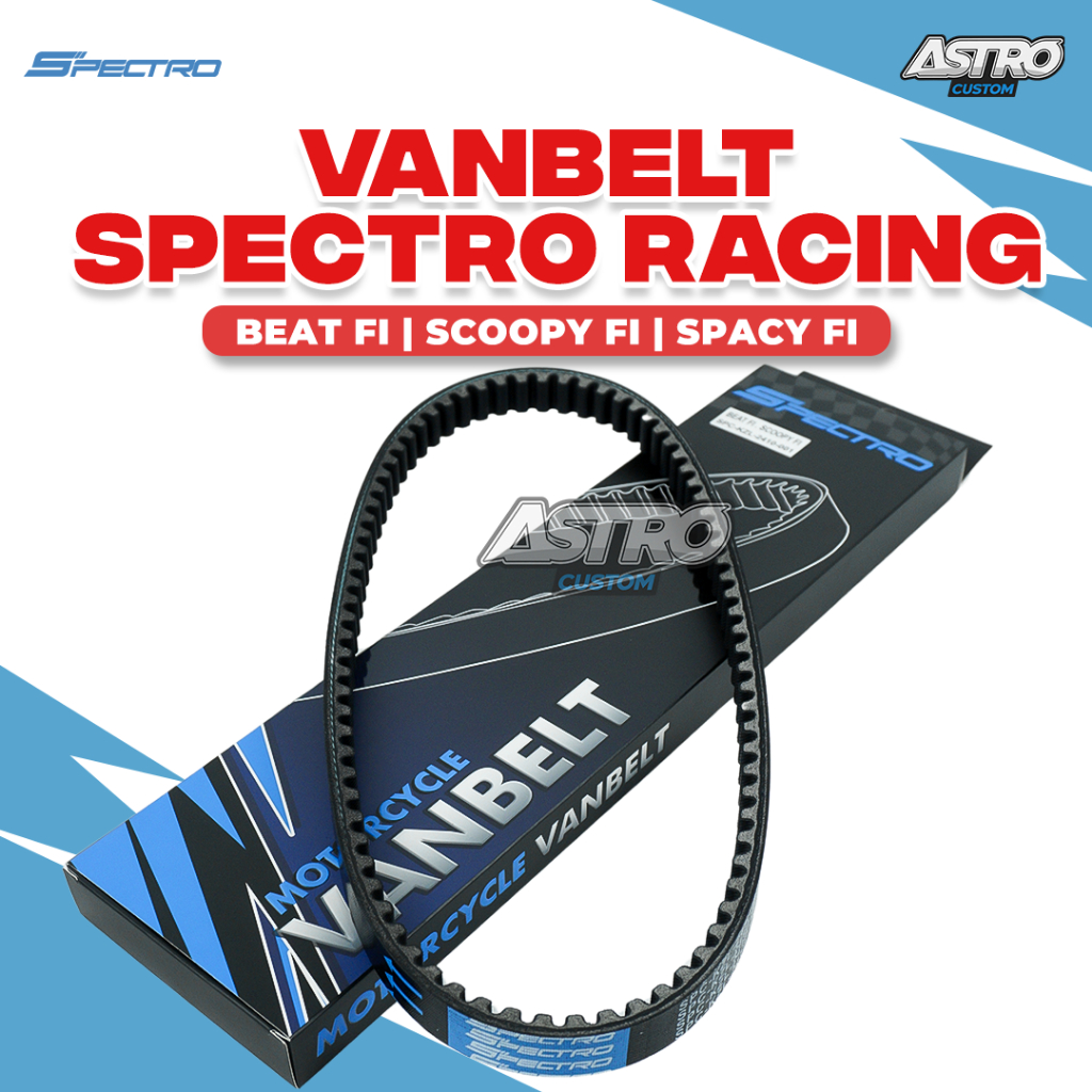 Spectro Vanbelt Beat Fi Scoopy Fi KZL Spacy Vario 110 FI ADV PCX 150 Stylo 160 NMAX Vbelt CVT Racing