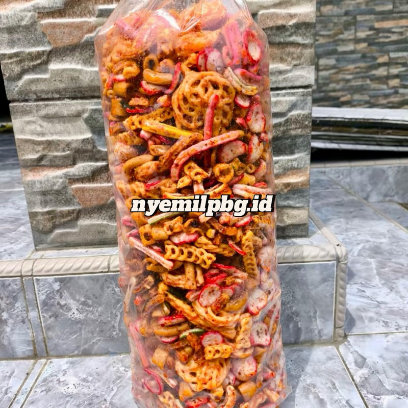 TERENAKK Krupuk Seblak Kering MIX 1 KG