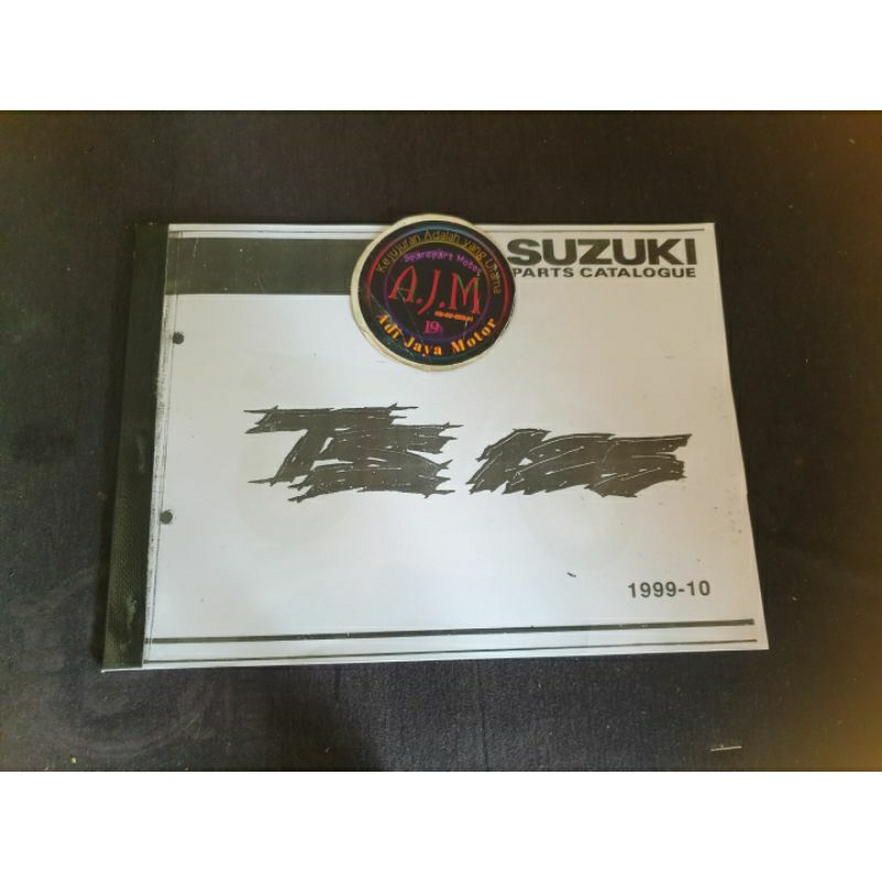 Buku Part Katalog Catalog Copian Suzuki TS 125 TS125 1999