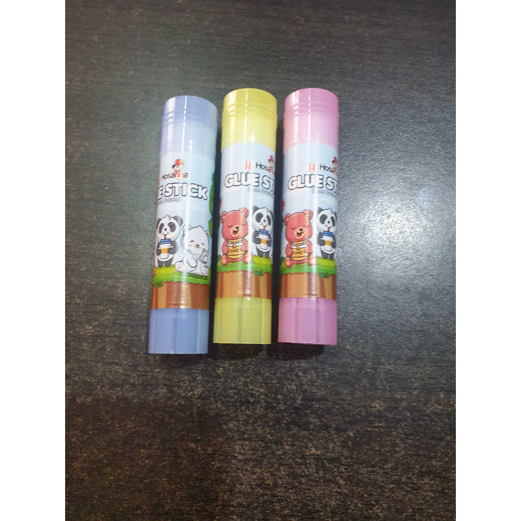 

24 PCS Lem STICK KECIL MURAH Lem Kertas Stik Roll GLUE STICK 10 Gram Hosanna