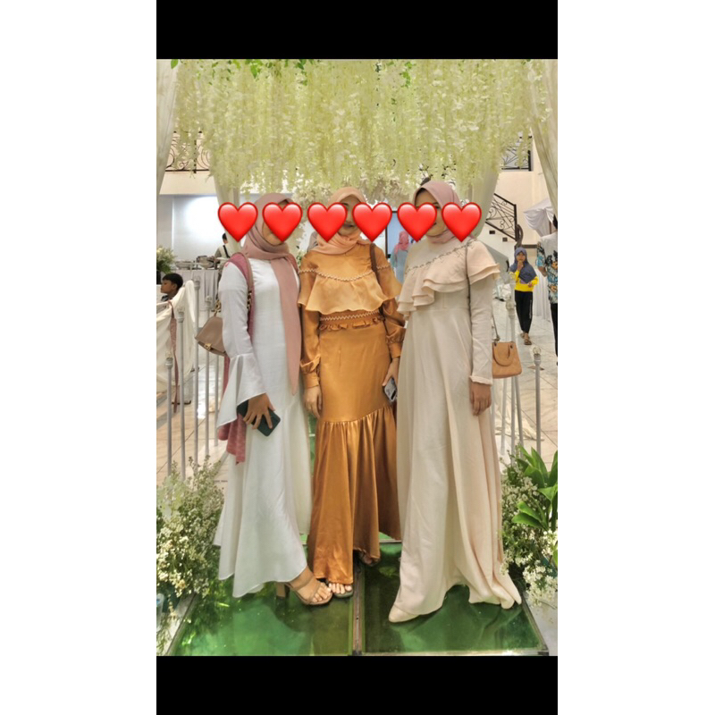 DRESS PESTA DIRHAM DRESS PEKGO(preloved)