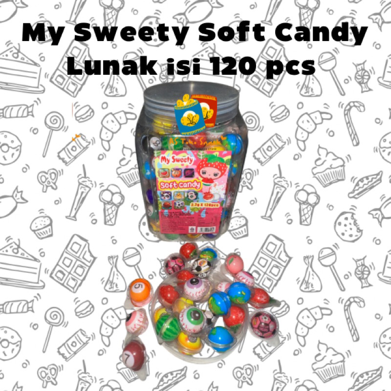 

My Sweety Soft Candy Lunak isi 120 pcs