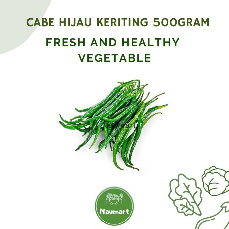 

CABE IJO KERITING 500GRAM | 1KG FRESH