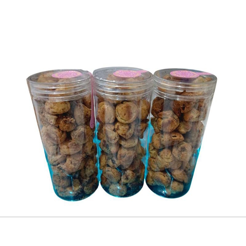 

Soes coklat lumer kemasan toples tabung berat kurleb 170gr