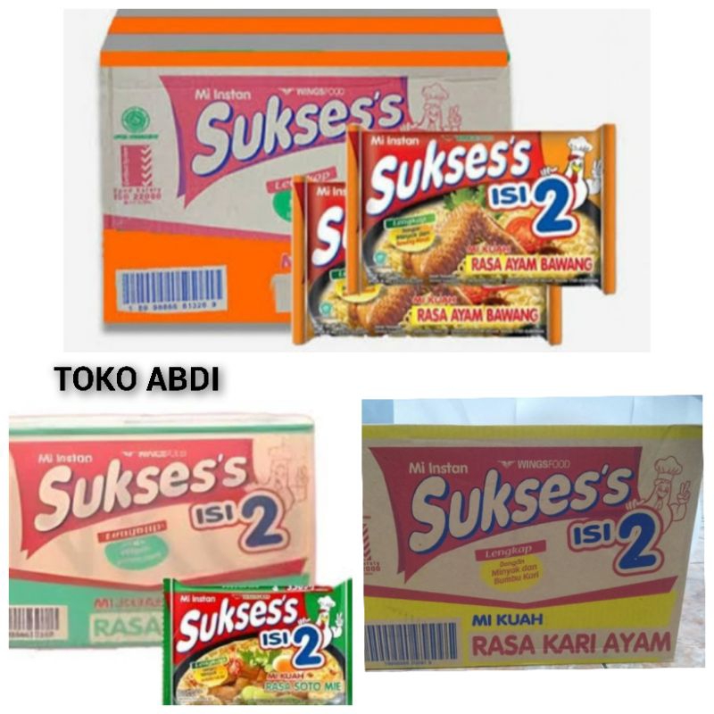 

mie sukses kuah isi 2 all varian isi 24x112g