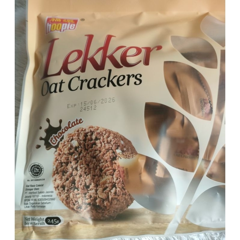 

Maknyuss1 Hoopie Lekker Oat Crackers 245 Gr