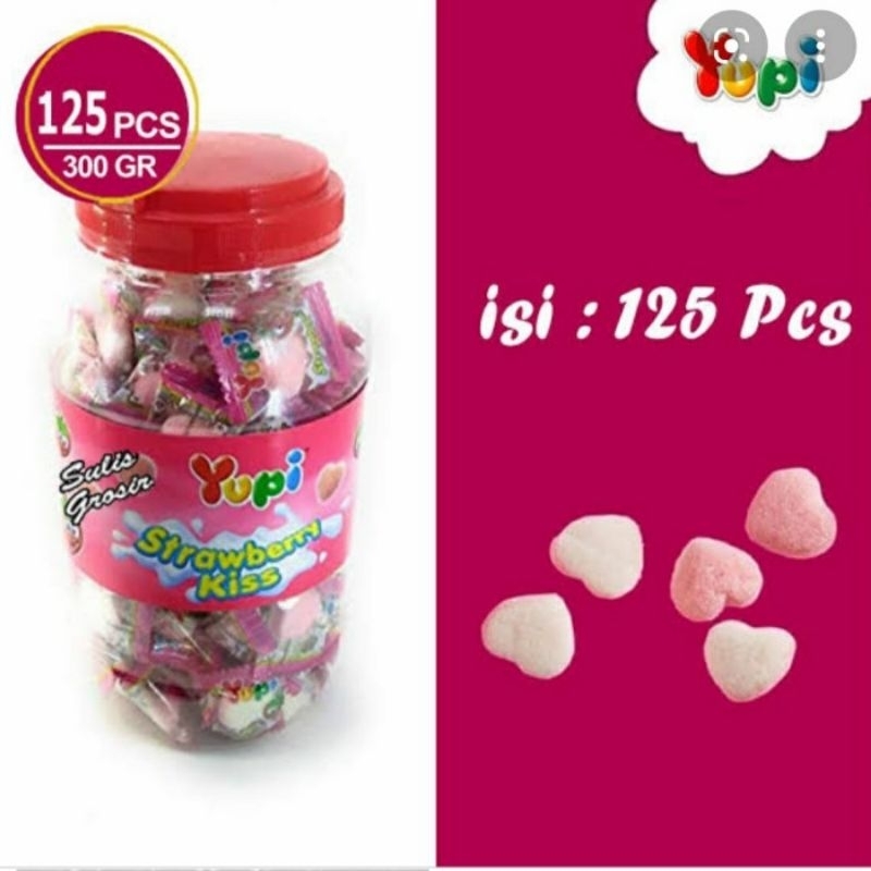 

PROMO Yupi Strawberry Kiss 300 gr ED Nov 2026