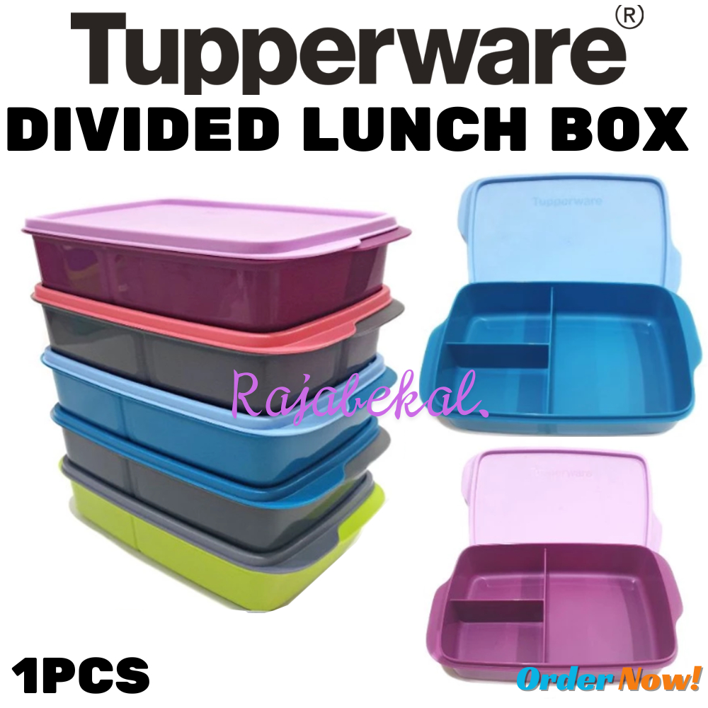 PROMO Tupperware  Cool Teen Lunch Box Tempat Makan Bersekat divided lunch box ECER 1PCS