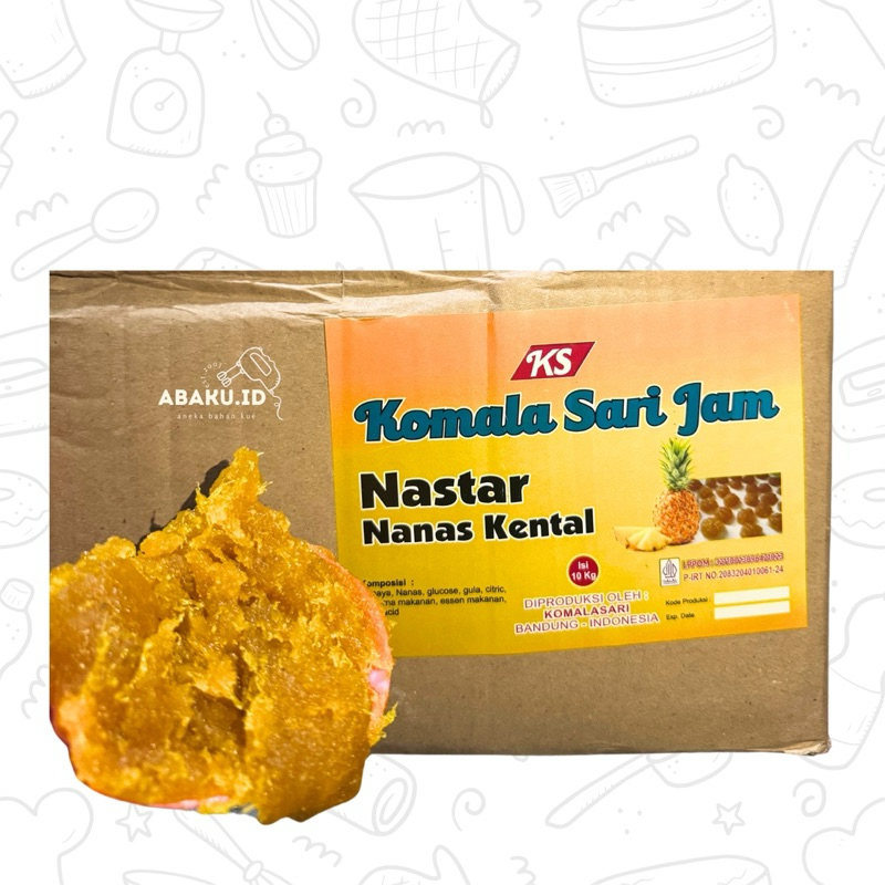 

SELAI NANAS KOMALA SARI JAM REPACK 250gr