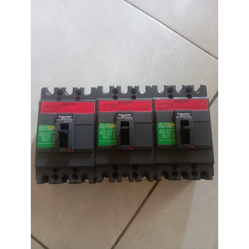 MCCB SCHNEIDER EZC 100AMPER ORIGINAL