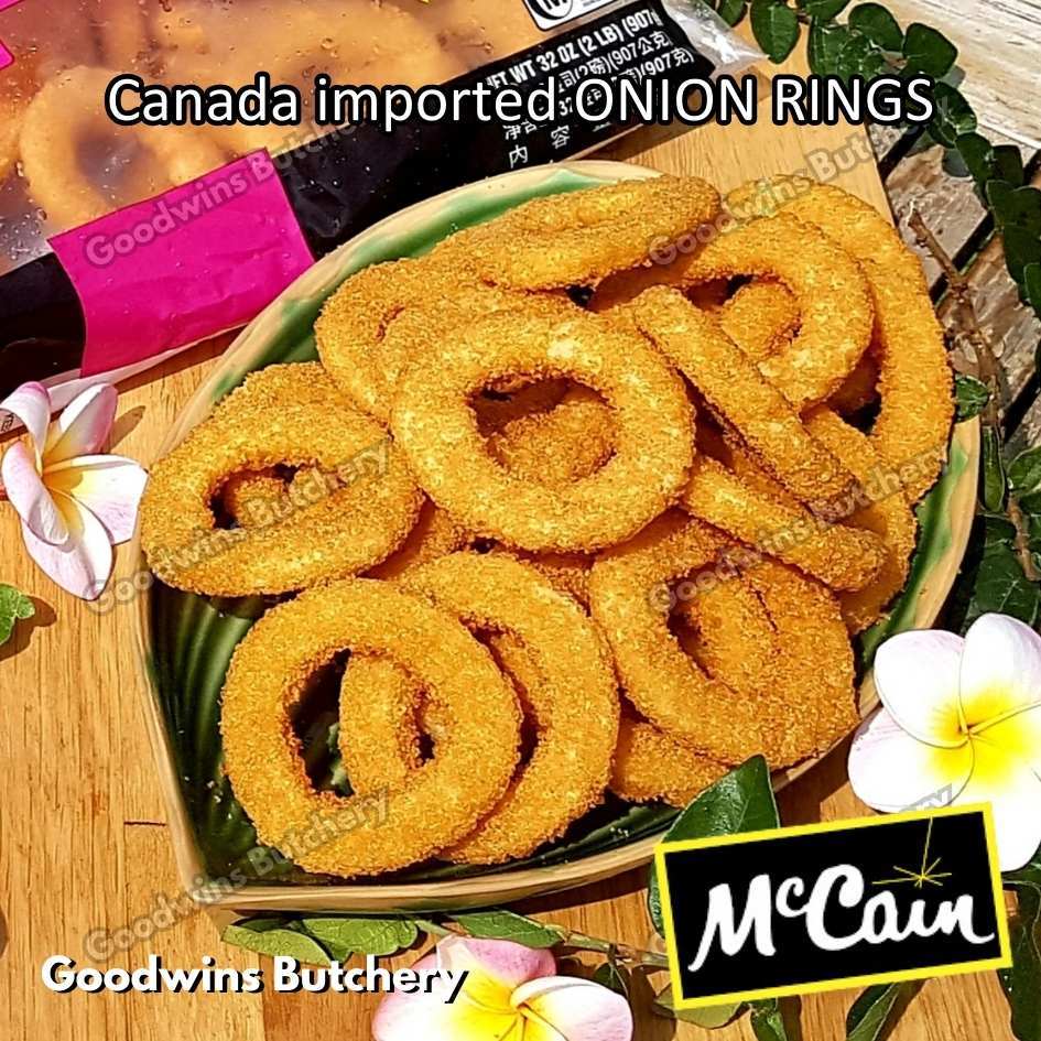 

ONION RINGS BREADED McCain bawang bombai frozen Canada Mc Cain 2Lbs 907gr