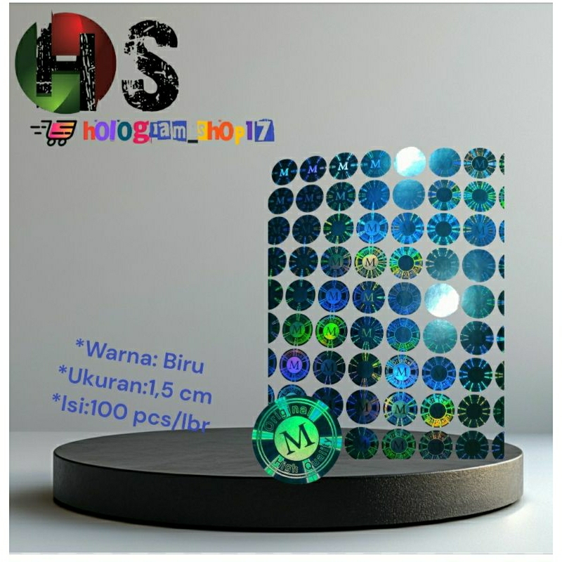 

stiker hologram original M