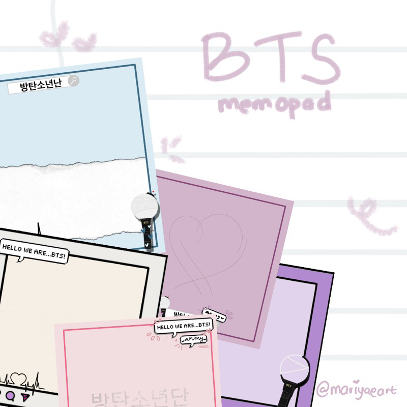 

Mariyaeart - BTS Memo sheet | treasure memopad kpop buku korea jurnal kpop | stickynote kpop | memopad korean | journaling korean | seventeen nct enhypen memo