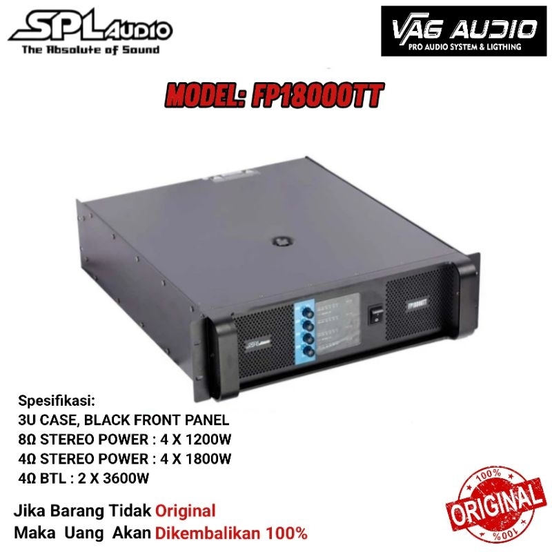 POWER SPL AUDIO FP18000TT