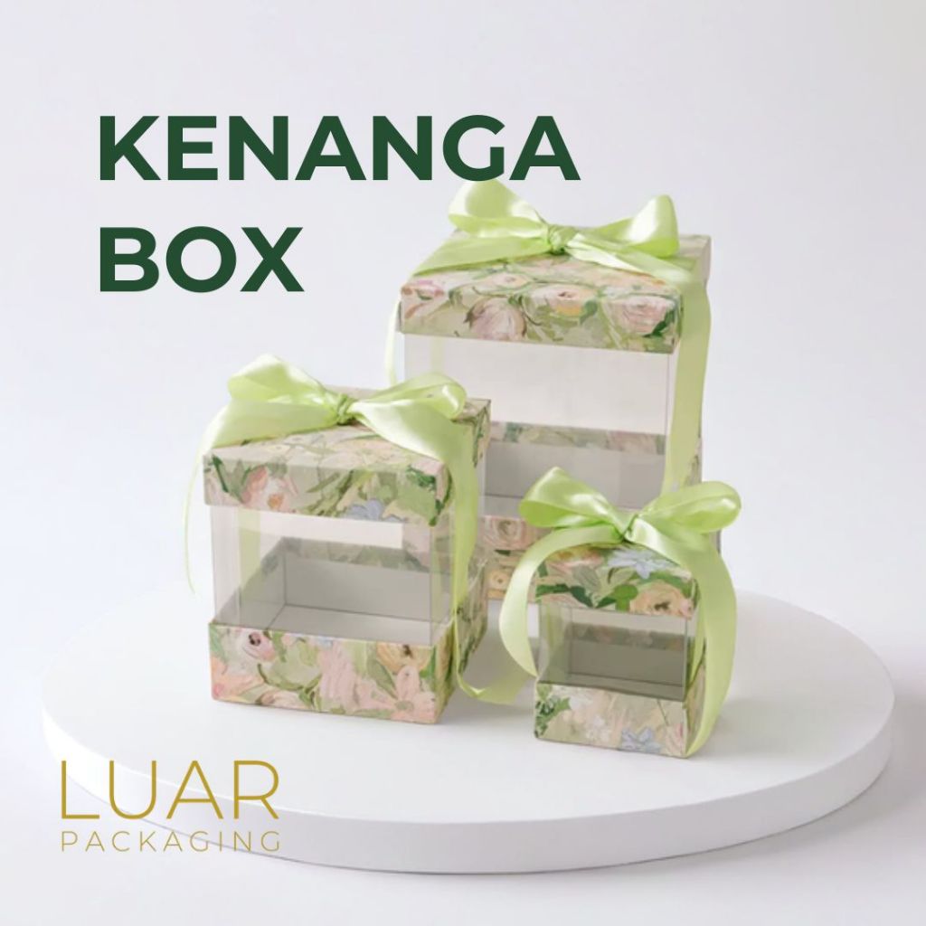 

Kenanga Box - Kotak Premium Kue/Cupcake Hamper/ Kotak Hamper Lebaran/ Box Souvenir/ Kemasan Kue