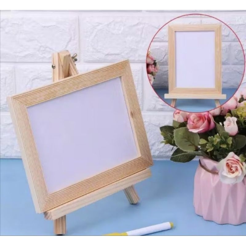 

white board papan tulis putih mini nomer meja