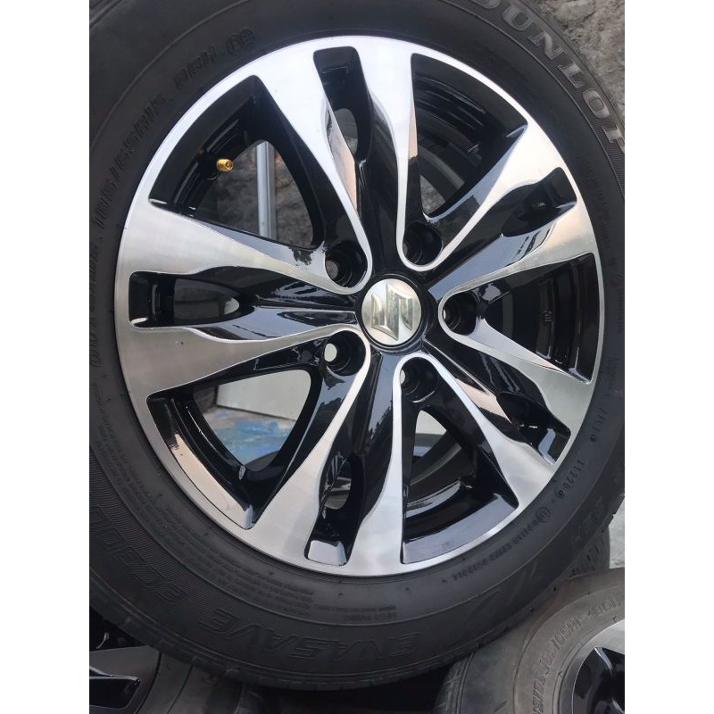 1set(4pcs) velg ori ertiga GX R15 PCD 5/114 kondisi bekas masih bagus