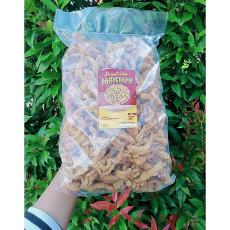 

Keripik Usus/Usus Crispy/Kripsus 500 gram rasa Original