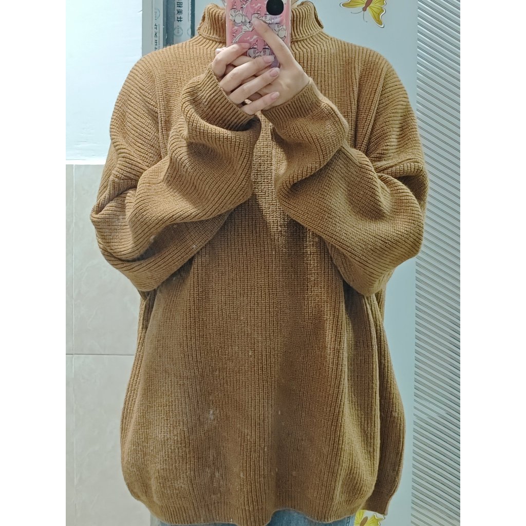 [PRELOVED / ALL SIZE] Baju Sweater Musim Dingin Berbulu Tahan Minus -40C Perlengkapan Musim Dingin W