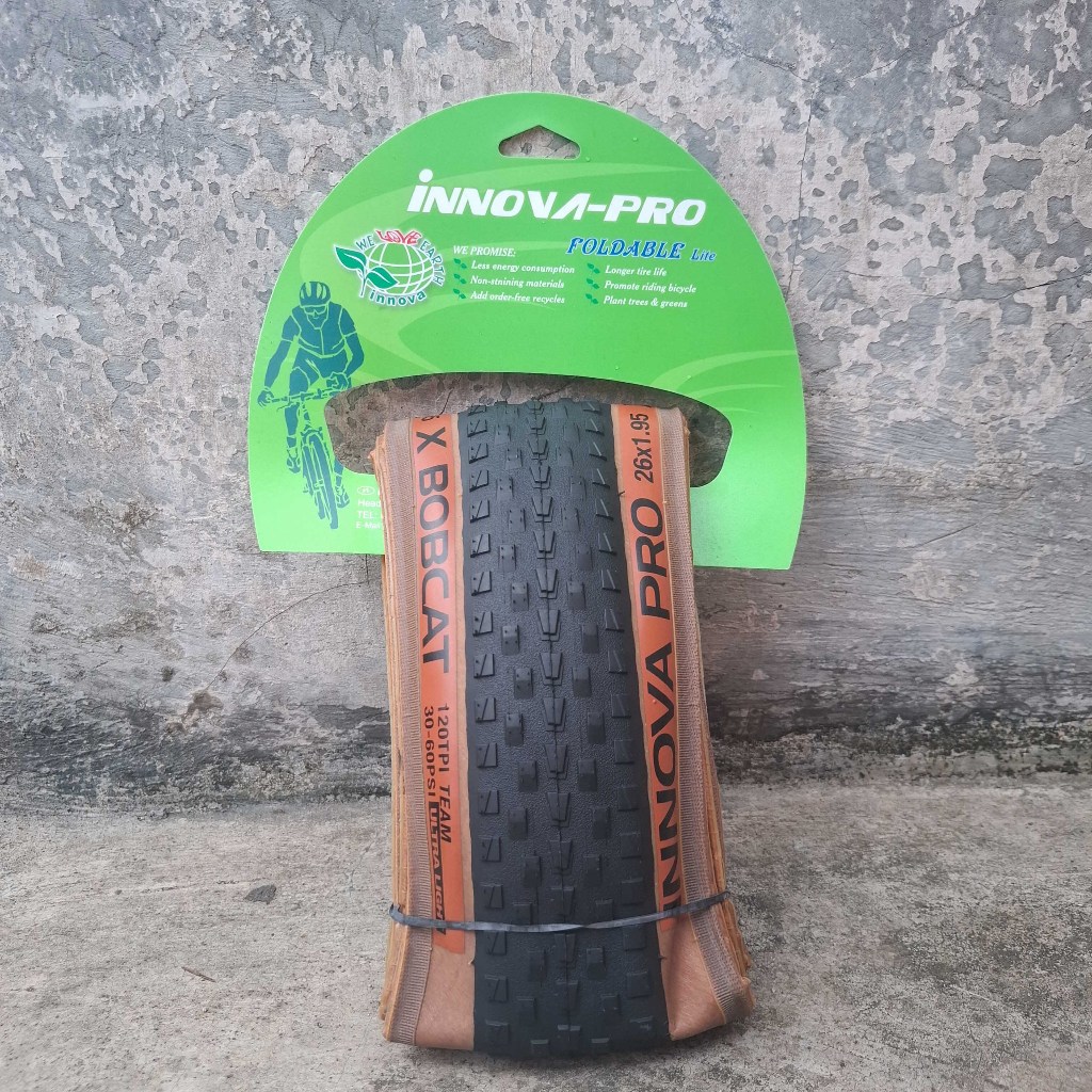 Ban Luar Innova Pro x Bobcat 26 x 1.95 Tanwall 120 Tpi Sepeda Federal Commuter MTB