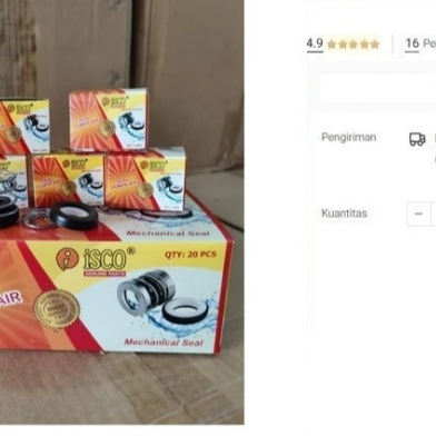 

Seal Kit for SHIMIZU PS-230 PS-226 Mechanical Seal PS230 PS226 200watt
