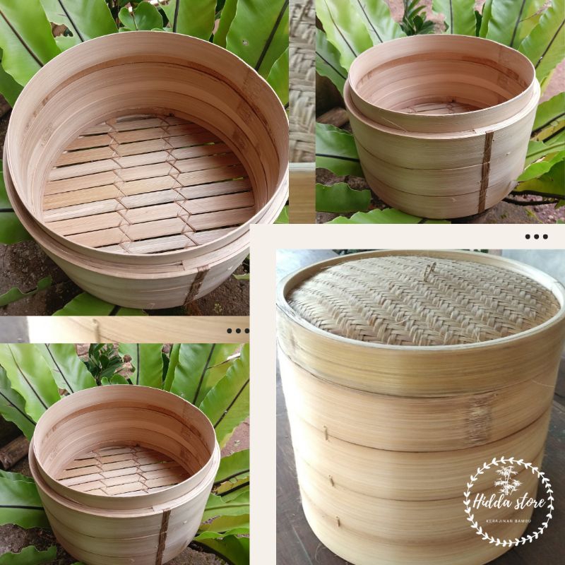 klakatbambu40cm susun 4 +tutup|kukusan polo pendem