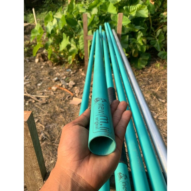galah sawit pipa sawit 3+3= 6 meter (biru)