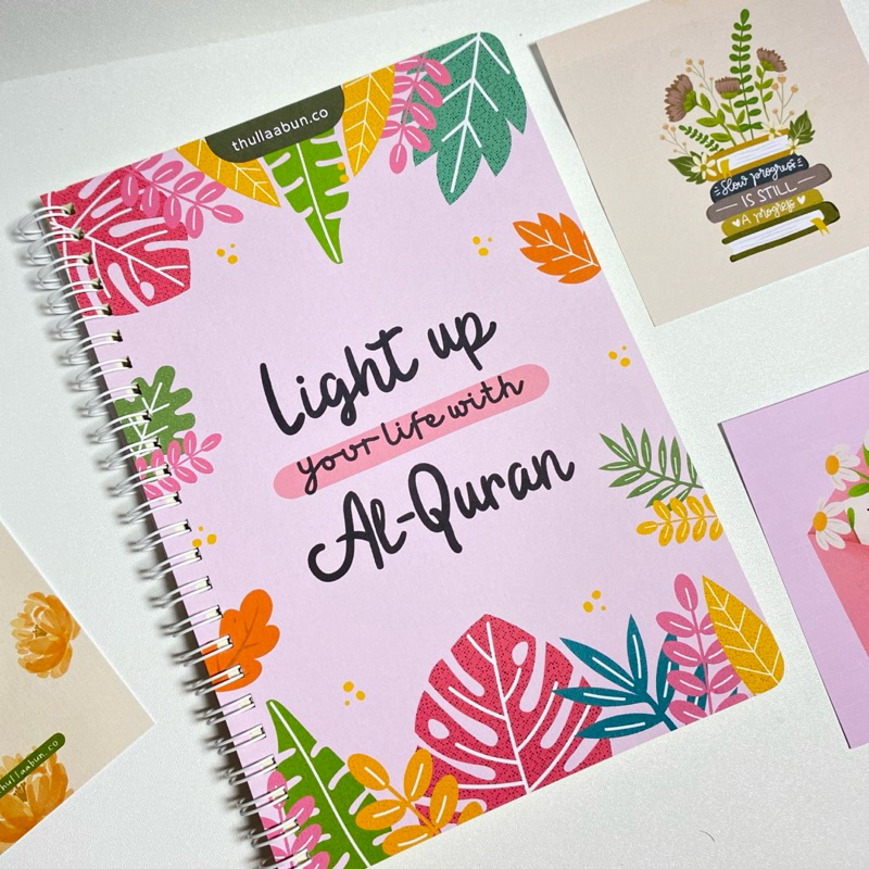 

Light Up Your Life | Hardcover | Softcover | Custom Notebook Spiral | Muslim Gift | Hadiah Muslim