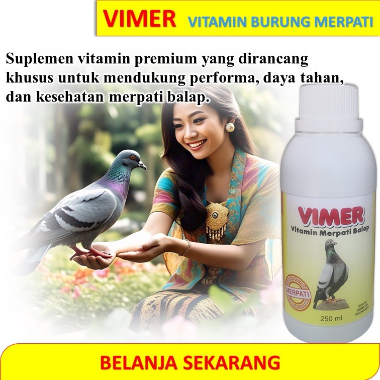 VIMER / VITAMIN TERNAK MERPATI BALAP STAMINA STABIL / Vitamin Merpati Balap / Suplemen Merpati Balap