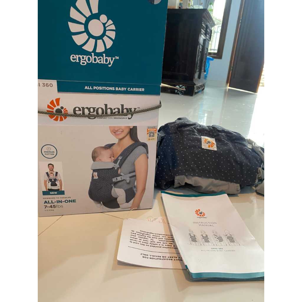 ergobaby omni 360 all in one 7-45lbs / gendongan bayi ergobaby