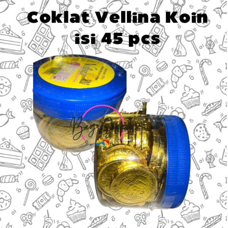 

Coklat Vellina Koin isi 45 Pcs