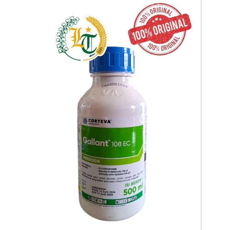 HERBISIDA SISTEMIK GALLANT / GALANT / GALAN / GALLAN 108 EC  Kemasan 500 ML - Prmbasmi Rumput Daun S
