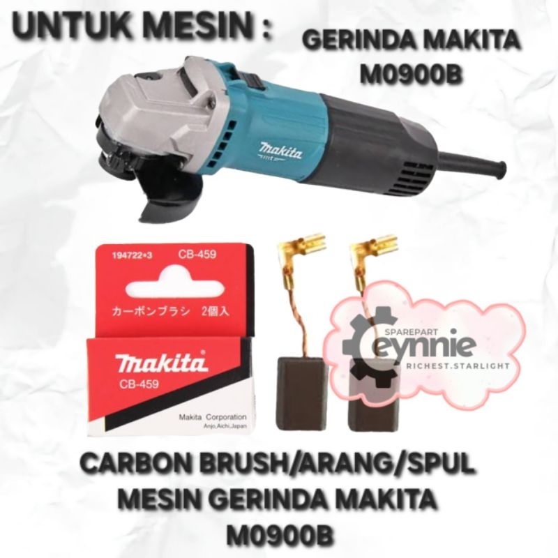 CARBON BRUSH MESIN GERINDA TANGAN M0900B MAKITA CB 459 ARANG SPUL GERINDA TANGAN M0900B CB459 MAKITA