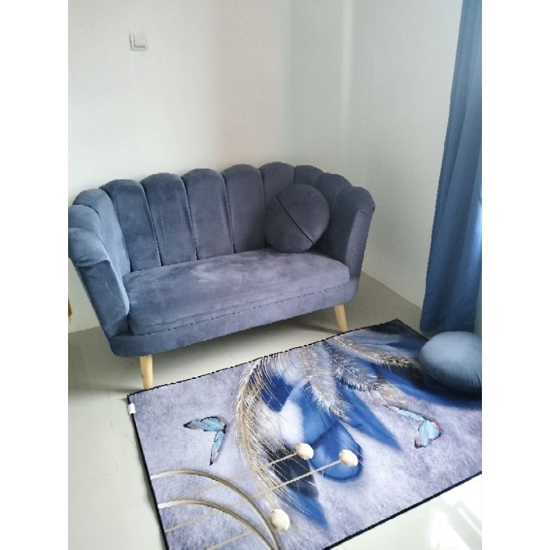 sofa kerang 1set preloved