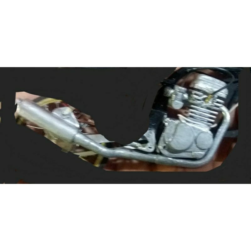 bahan miniatur: mesin. karbu. knalpot gl.